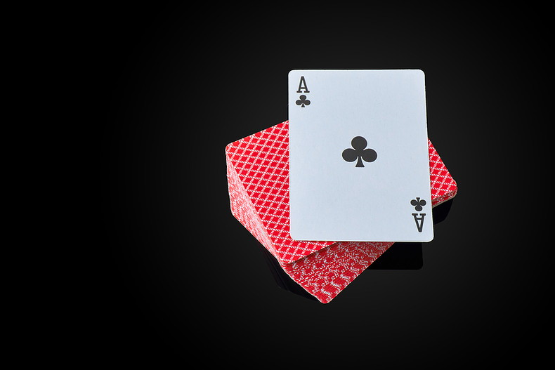 Ace of Clubs on Top of Deck