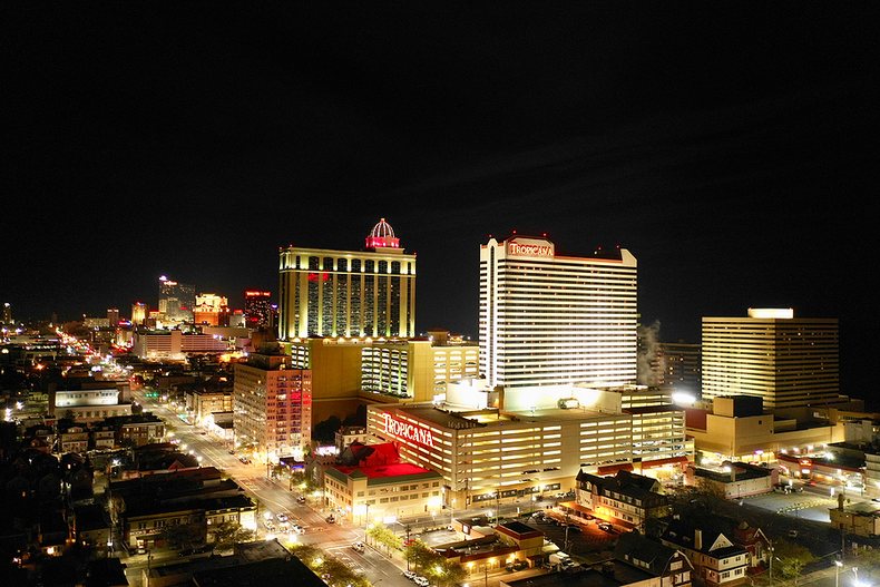 Atlantic City Skyline at Night