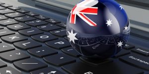 Australian Flag on Keyboard