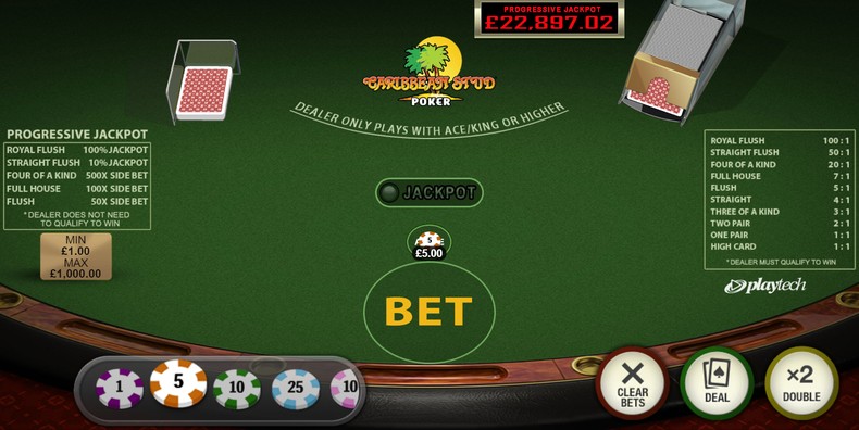 Caribbean Stud Video Poker