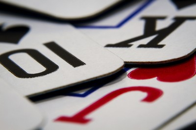 Close Up of Playing Cards