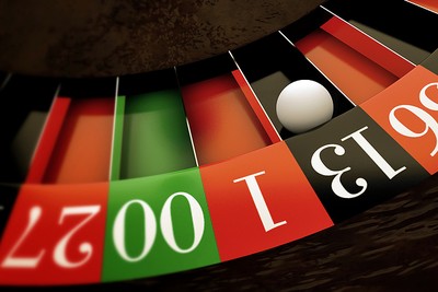 Double Zero Shown on 3D Roulette Wheel