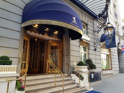 Entrance to the Ritz in London