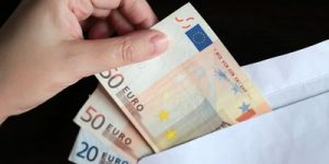 Euros in Envelope