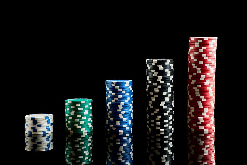 Increasing Casino Chip Stacks