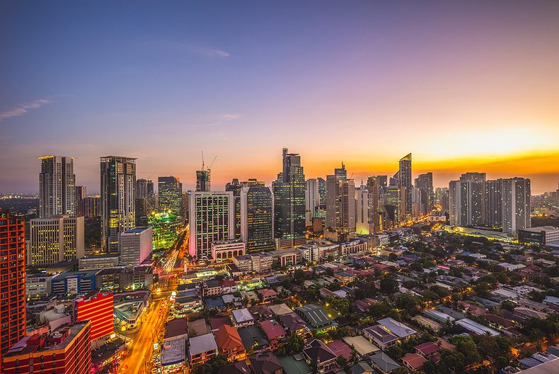 Manila Skyline at Dusk