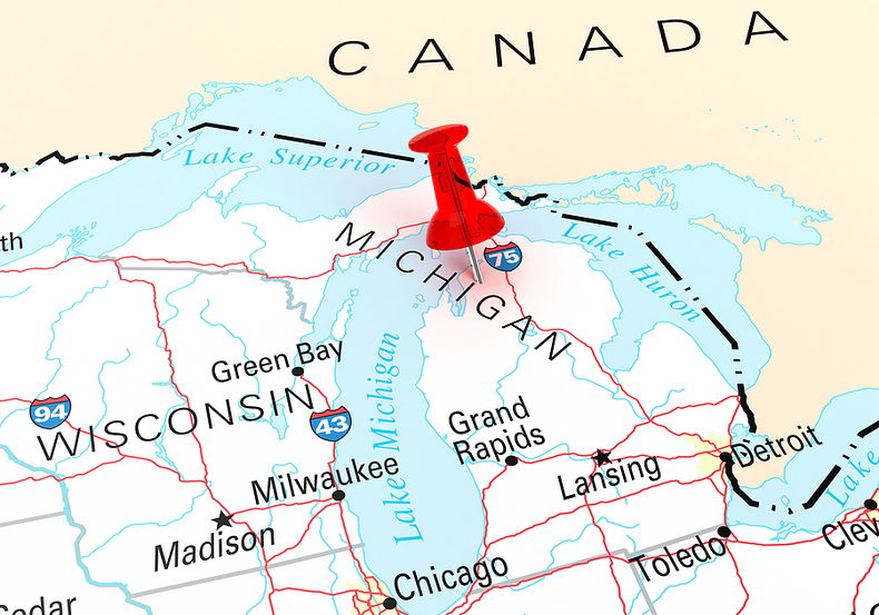 Michigan State Map