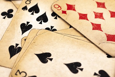 Old Worn Playing Cards