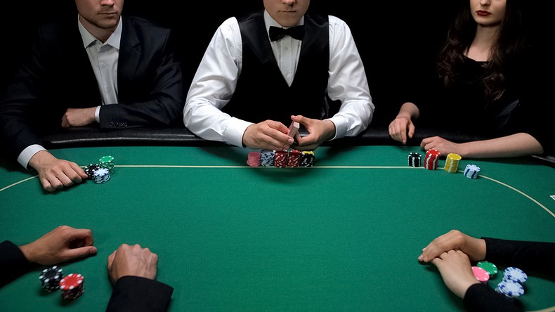 Players Around Poker Table